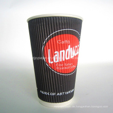 Kaffee-Papierschale mit kundenspezifischem Logo Printed-Rwpc-34